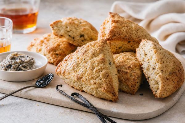 Gluten-free bourbon vanilla scones