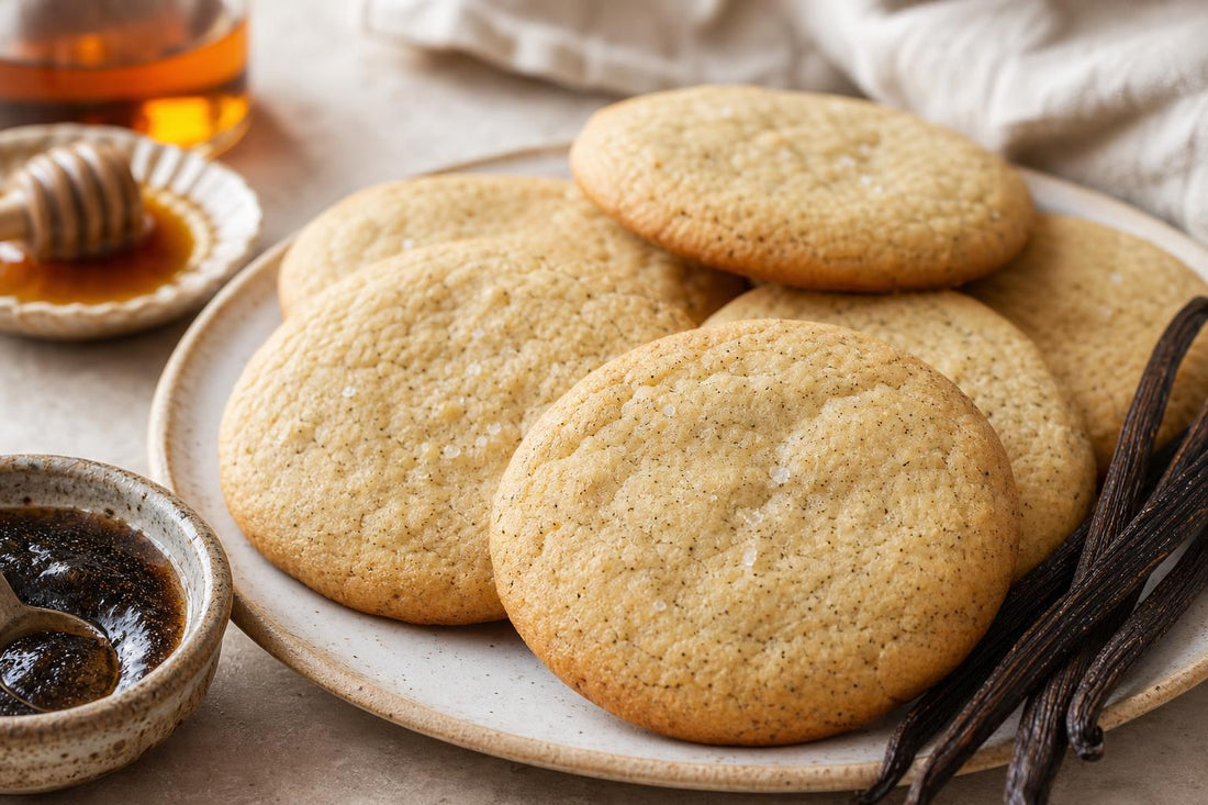 Gluten-free maple vanilla cookies