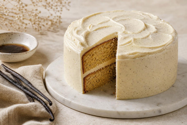 Gluten-free vanilla layer cake