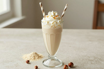 Hazelnut Malt in a glass