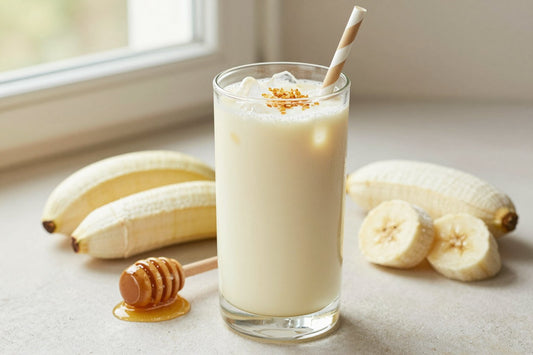 Honey Kefir Smoothie in a glass