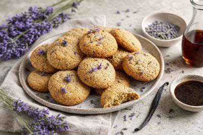 Honey lavender vanilla cookies