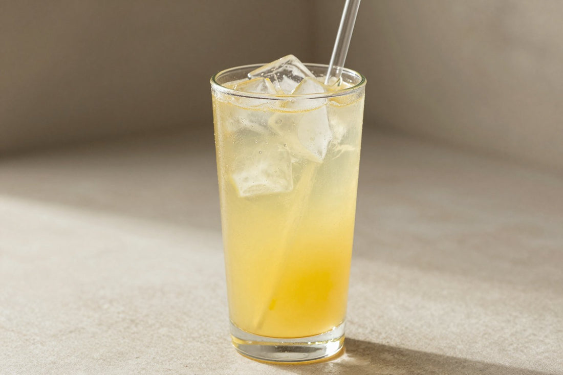 Honey Lemonade in a glass