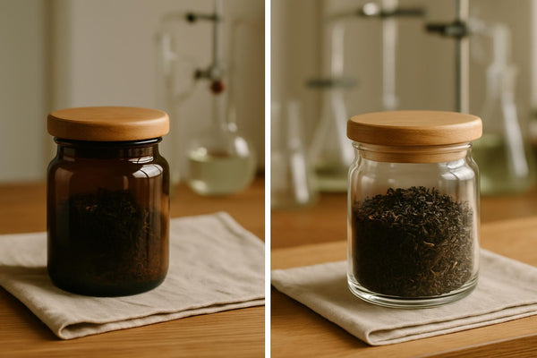 Loose-leaf decaf tea and supercritical CO₂ extraction equipment showing how decaf tea is made