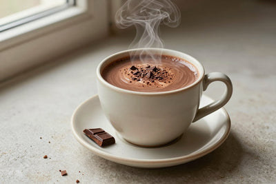 Italian Hot Chocolate in a ceramic mug