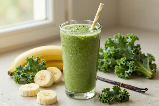 Kale Vanilla Smoothie in a glass