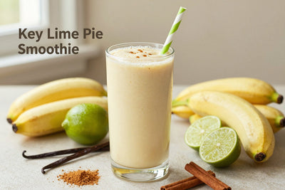 Key Lime Pie Smoothie in a glass