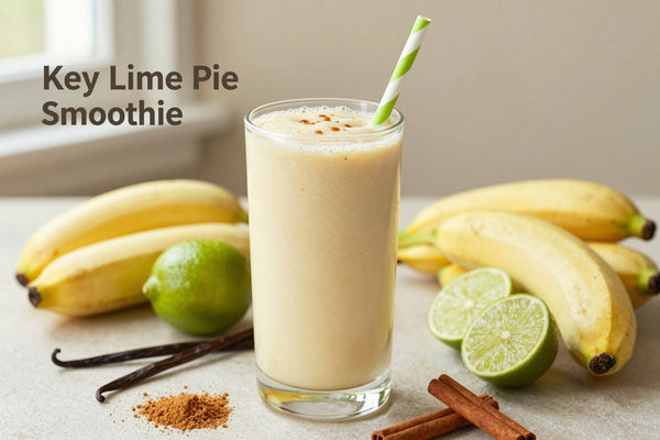 Key Lime Pie Smoothie in a glass