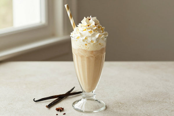 London Fog Style Milkshake in a glass