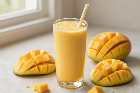 Mango Honey Smoothie in a glass