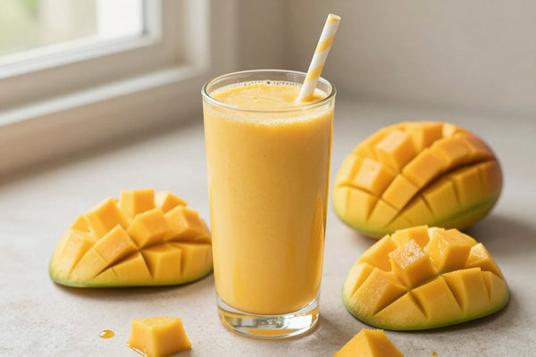 Mango Honey Smoothie in a glass