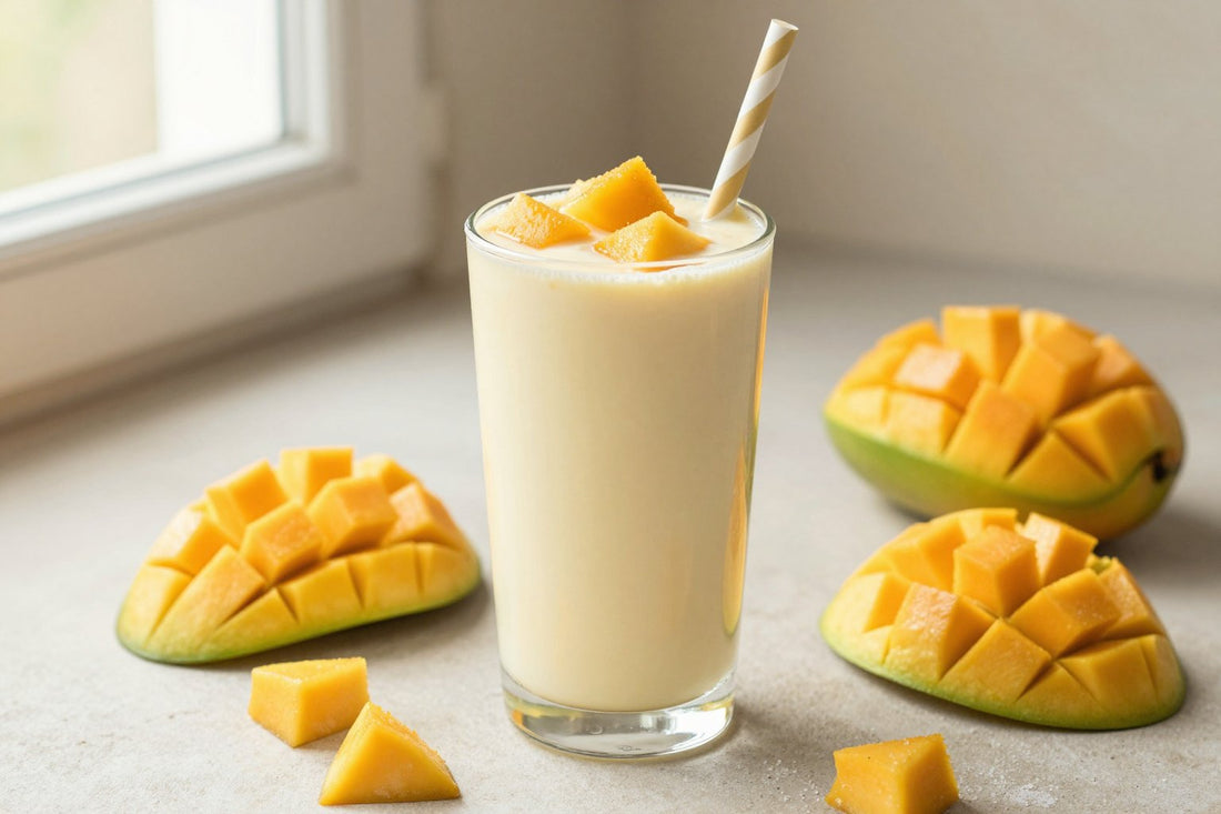 Mango Kefir Smoothie in a glass