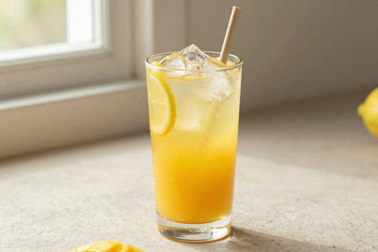 Mango Lemonade in a glass