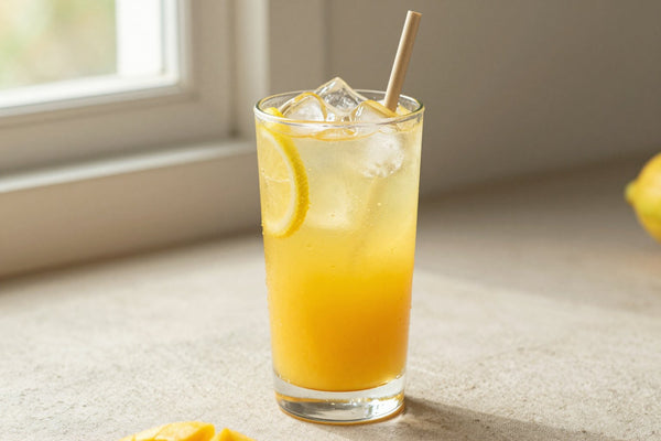 Mango Lemonade in a glass
