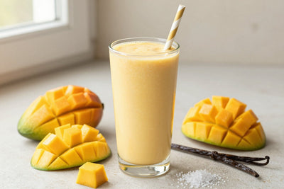 Mango Vanilla Smoothie in a glass