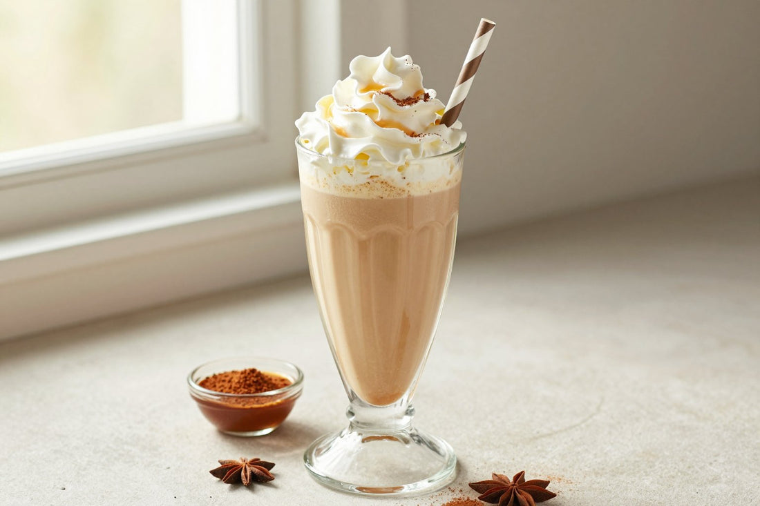 Maple Chai Milkshake in a glass