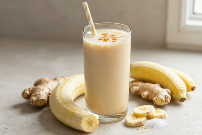 Maple Ginger Smoothie in a glass