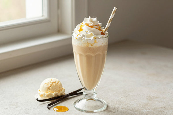 Maple Latte Milkshake in a glass