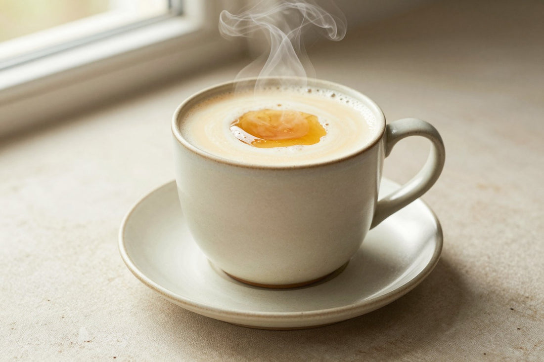 Maple Milk in a ceramic mug