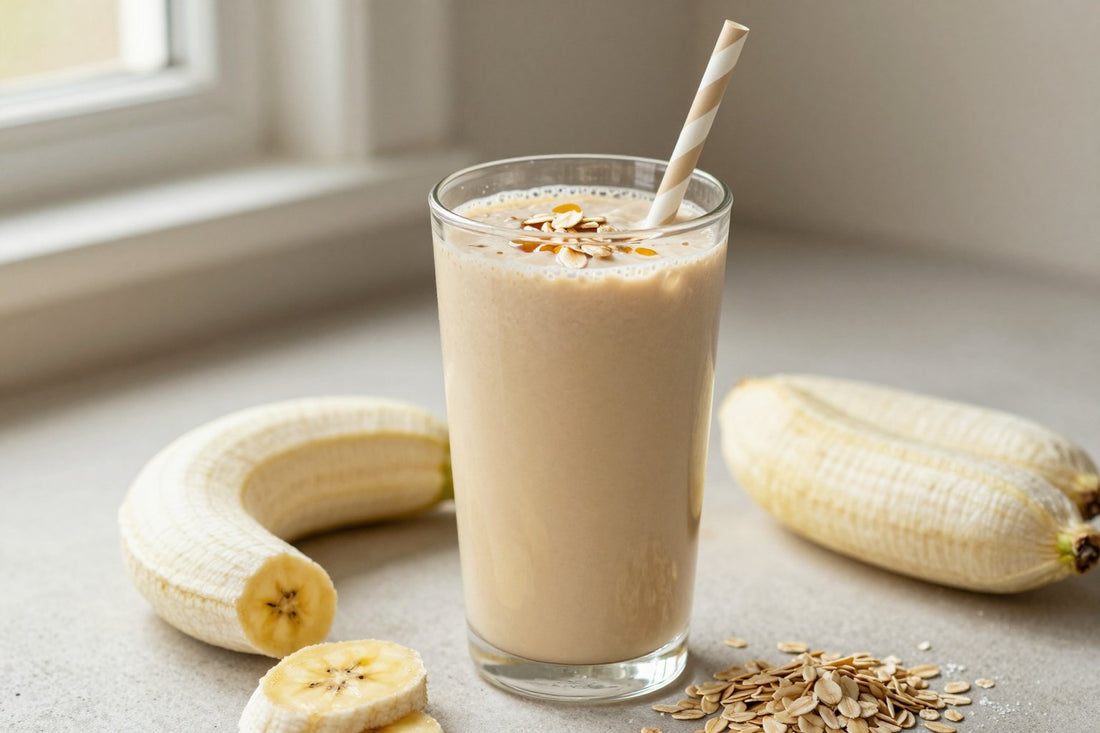 Maple Oatmeal Smoothie in a glass