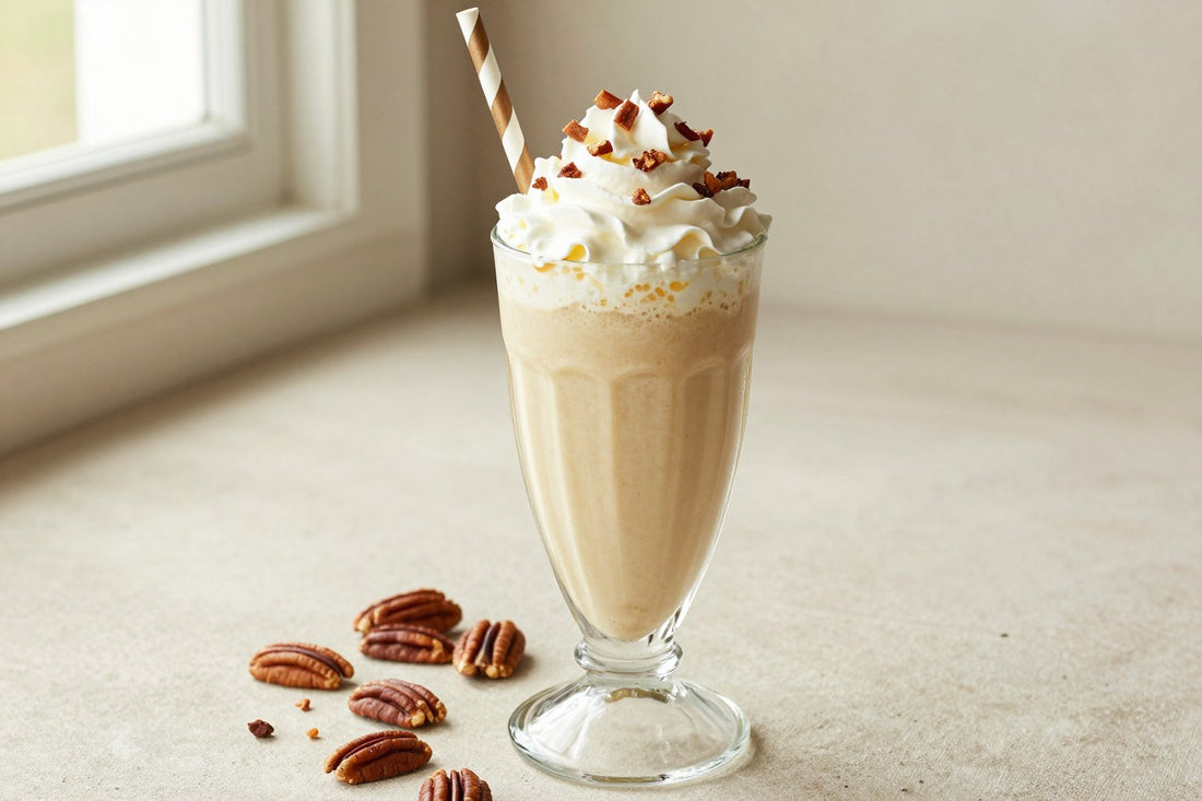 Maple Pecan Milkshake in a glass