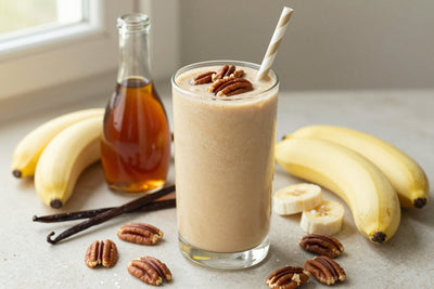 Maple Pecan Smoothie in a glass
