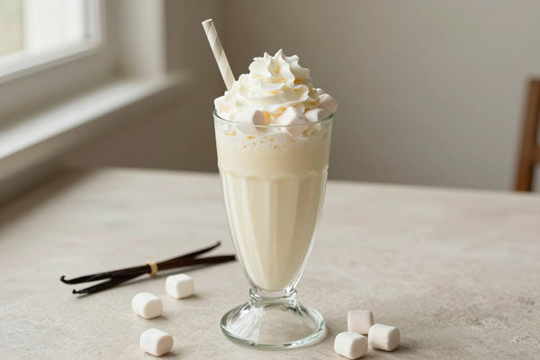 Marshmallow Crunch Milkshake in a glass