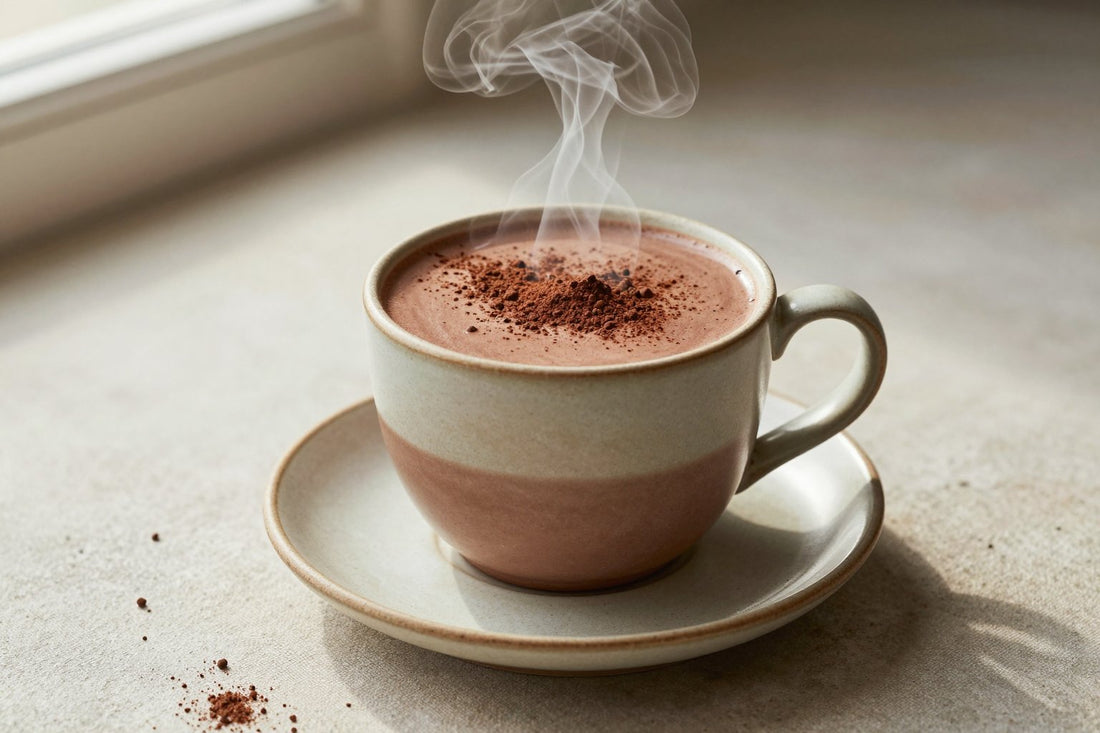 Milk Chocolate Hot Chocolate in a ceramic mug