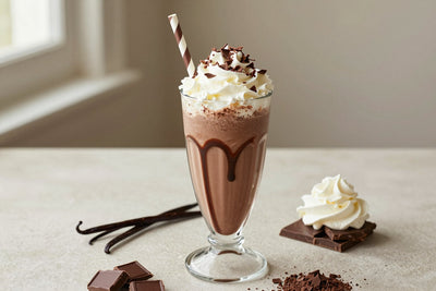 Milk Chocolate Milkshake in a glass