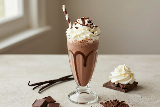 Milk Chocolate Milkshake in a glass