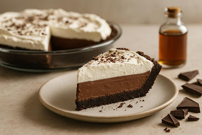 Slice of Mississippi mud pie
