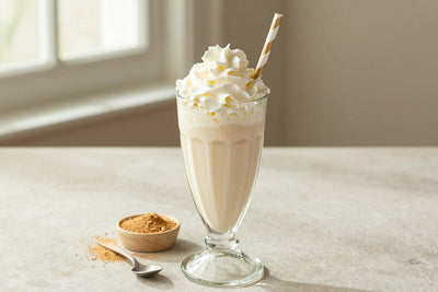 Old-Fashioned Malt Milkshake in a glass