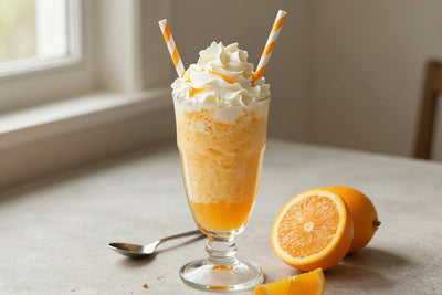 Orange Creamsicle Float in a glass