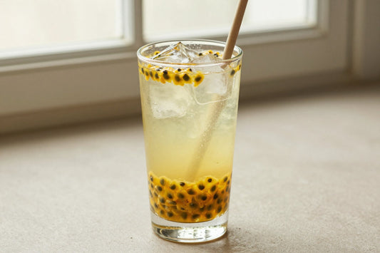Passion Fruit Refresher in a glass