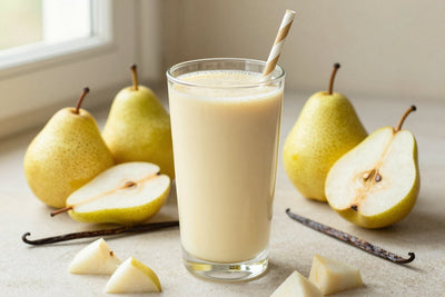 Pear Vanilla Smoothie in a glass