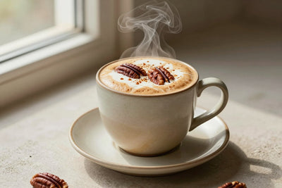 Pecan Coffee in a ceramic mug