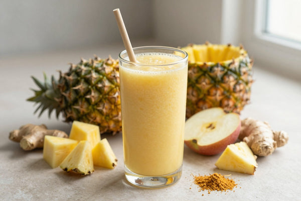 Pineapple Ginger Smoothie in a glass