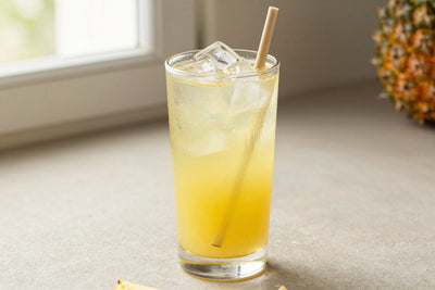 Pineapple Lemonade in a glass