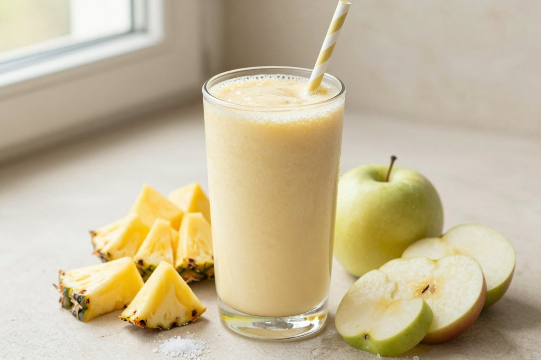 Pineapple Yogurt Smoothie in a glass