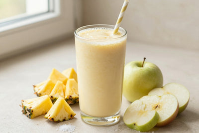 Pineapple Yogurt Smoothie in a glass