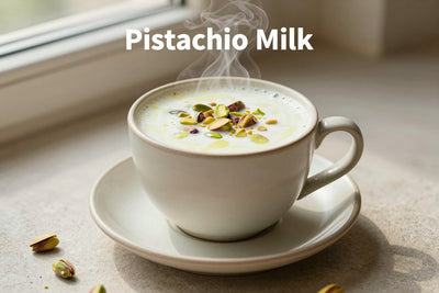 Pistachio Milk in a ceramic mug