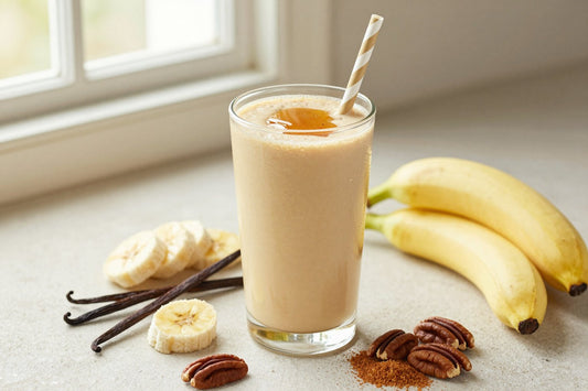 Praline Smoothie in a glass