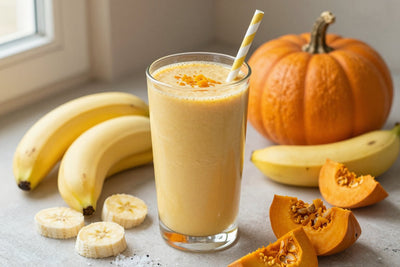 Pumpkin Banana Smoothie in a glass
