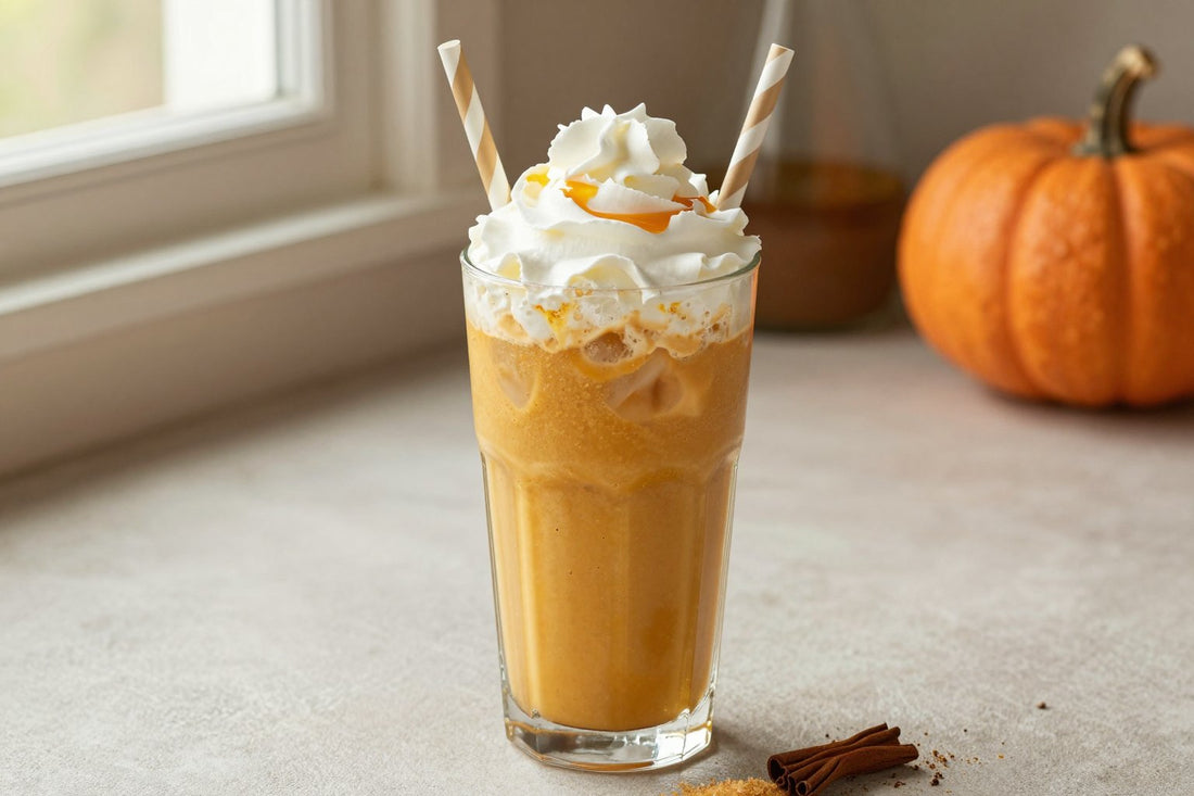 Pumpkin Frappé in a glass