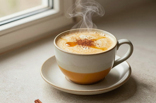 Pumpkin Spice Steamer in a ceramic mug