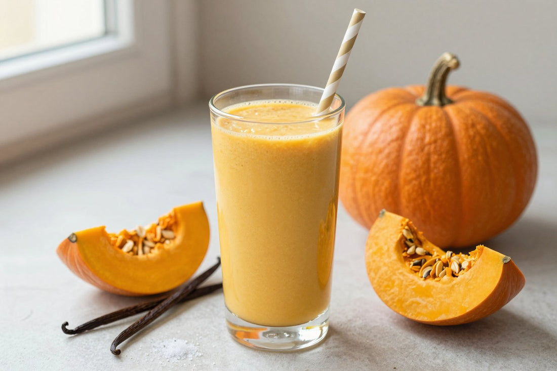 Pumpkin Vanilla Smoothie in a glass