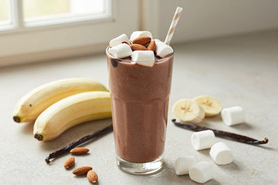 Rocky Road Smoothie in a glass
