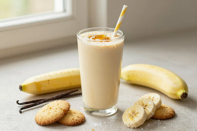 Shortbread Smoothie in a glass