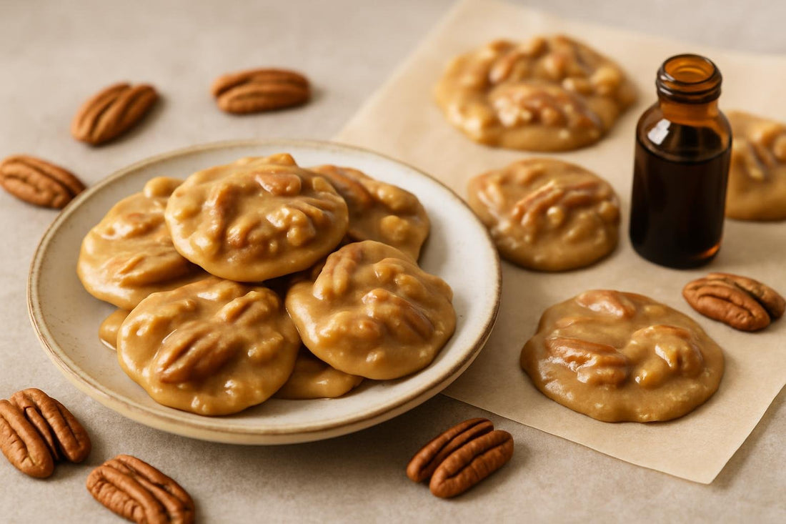 Homemade Southern pecan pralines