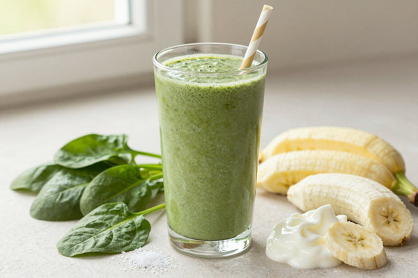 Spinach Yogurt Smoothie in a glass